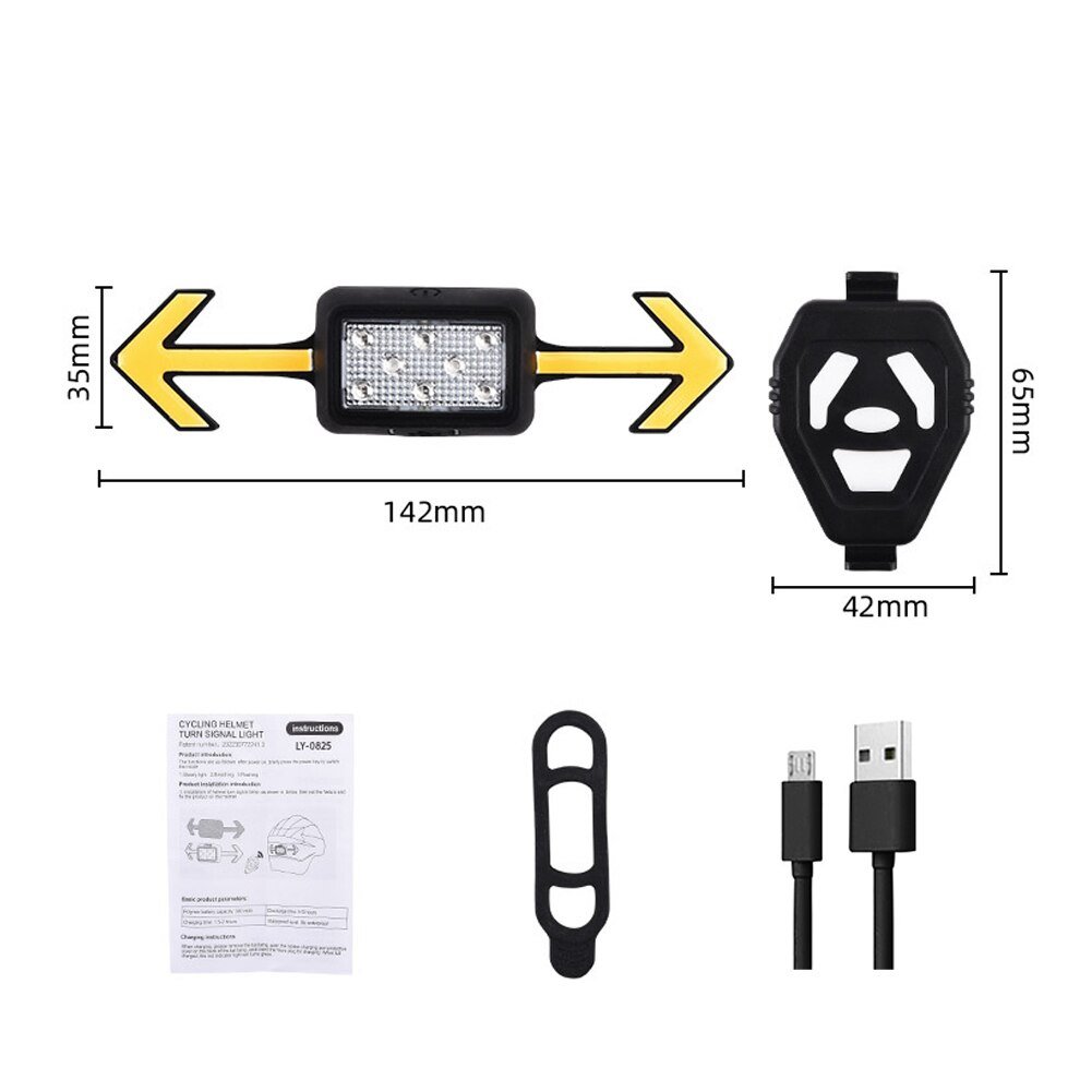 1-2pcs-Bike-Turn-Signal-Rear-Light-LED-Bicycle-Lamp-USB-Rechargeable-Wireless-Remote-Control-Cycling