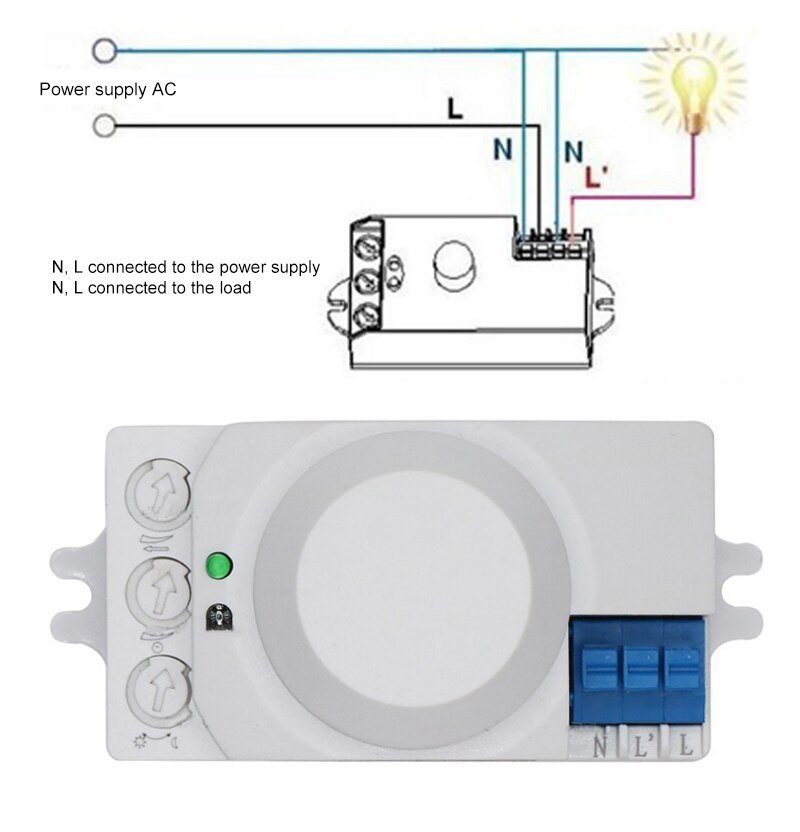 1-PCS-AC-220V-5-8GHz-Microwave-Sensor-Switch-Human-Body-Motion-Induction-Sensor-360-Degree