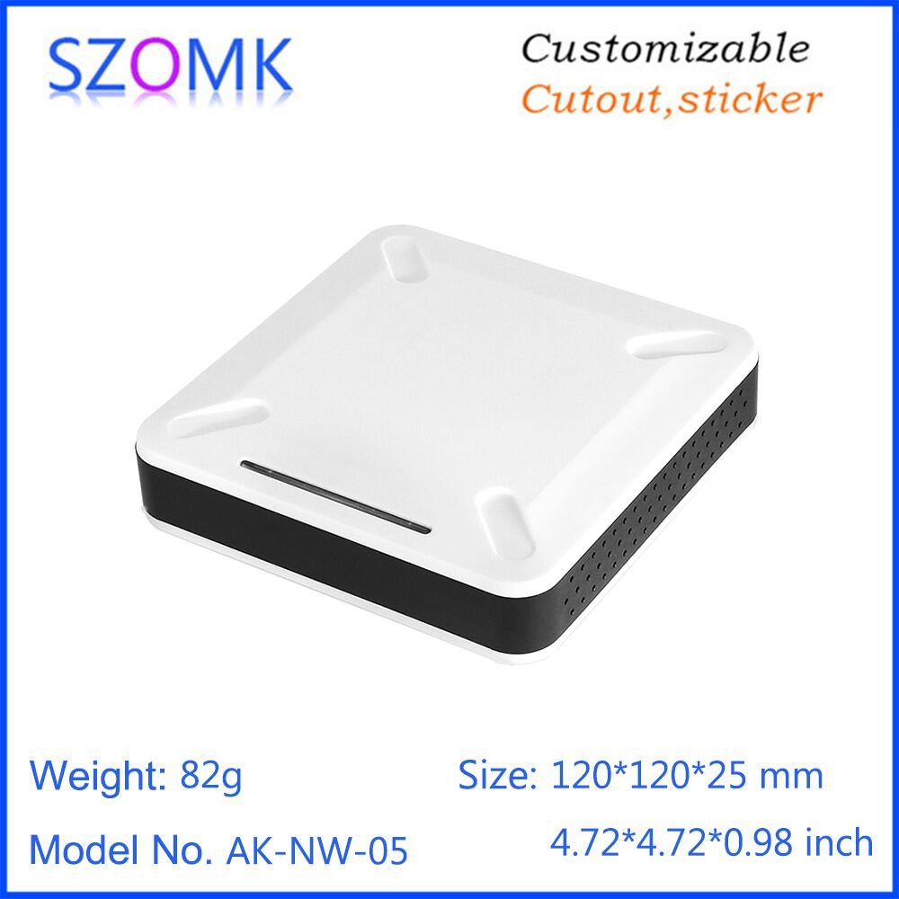1-Piece-120-120-25-mm-SZOMK-Plastic-router-distribution-enclosure-box-plastic-case-for-electronics