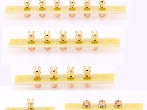 ZRE-AMPL 10PCS Turret Board Gold Plated 3Post 5Post~13Post DIY Project Audio Strip Tag Terminal Lug Board For Vintage Audio AMP HIFI