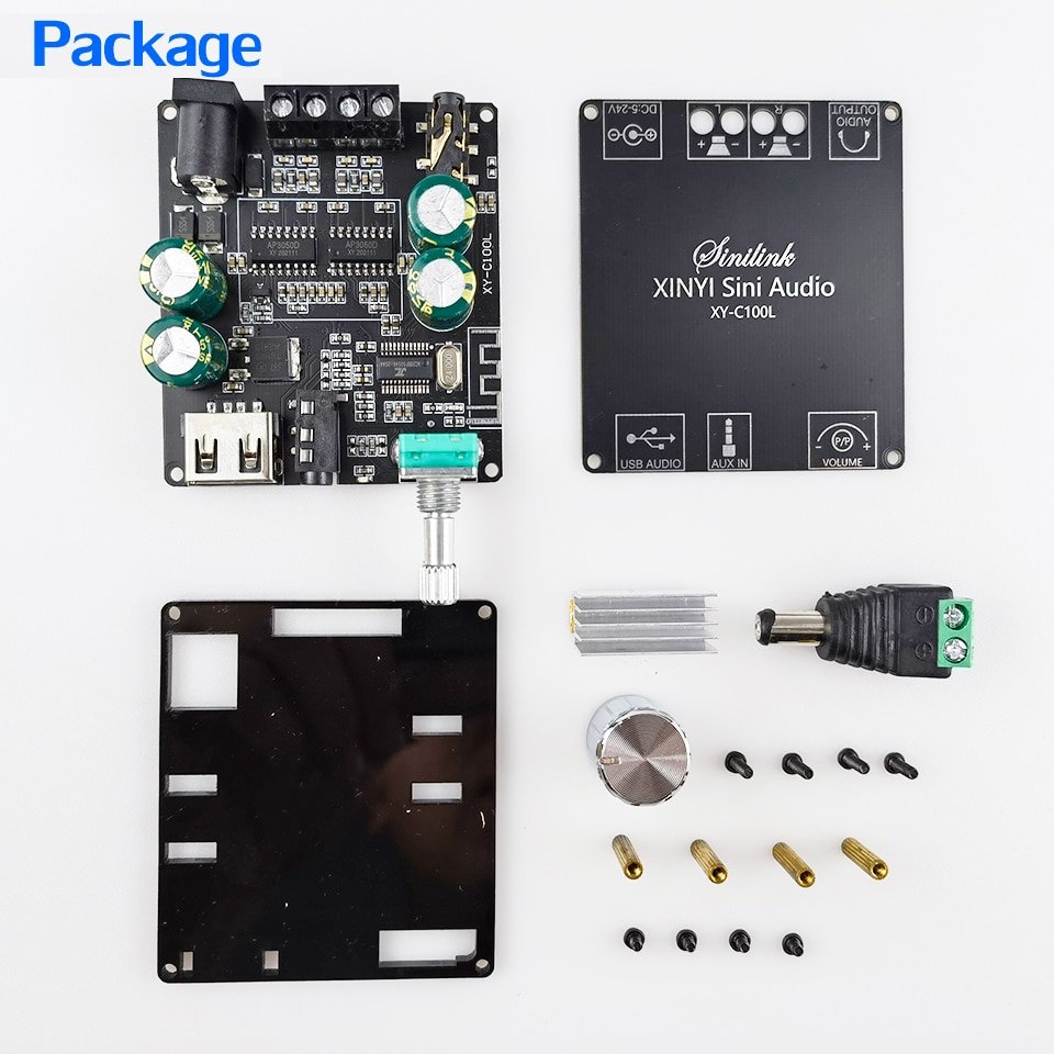 2-100W-Bluetooth-5-0-Digital-Power-Amplifier-Board-AUX-Speaker-2-0-CH-Stereo-Home