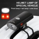 ZRE-CYLT 2 In 1 Bike Headlight Taillight 2000mAh USB Rechargeable Waterproof Bike Front Rear Light Helmet Lamp Cycling Warning Light