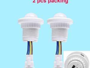 ZRE-MSNCR 2PCS PIR Motion Sensor Detector Smart Switch Home Indoor Outdoor Infrared Light 110V 220V Time Delay Mode adjust Lighting Switch