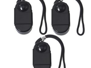 ZRE-MSNCR 3pcs Camping Alarm Travel Portable Mini PIR Infrared Movement Motion Sensor Detector 120dB Wireless Home Security Anti-theft