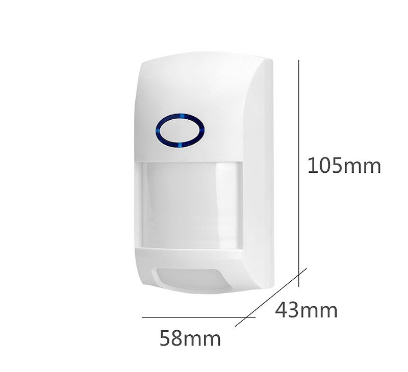 433MHz-Infrared-Detector-Indoor-PIR-Motion-Sensor-Wireless-eV1527-Home-RF-Sensor-For-Smart-Life-Security