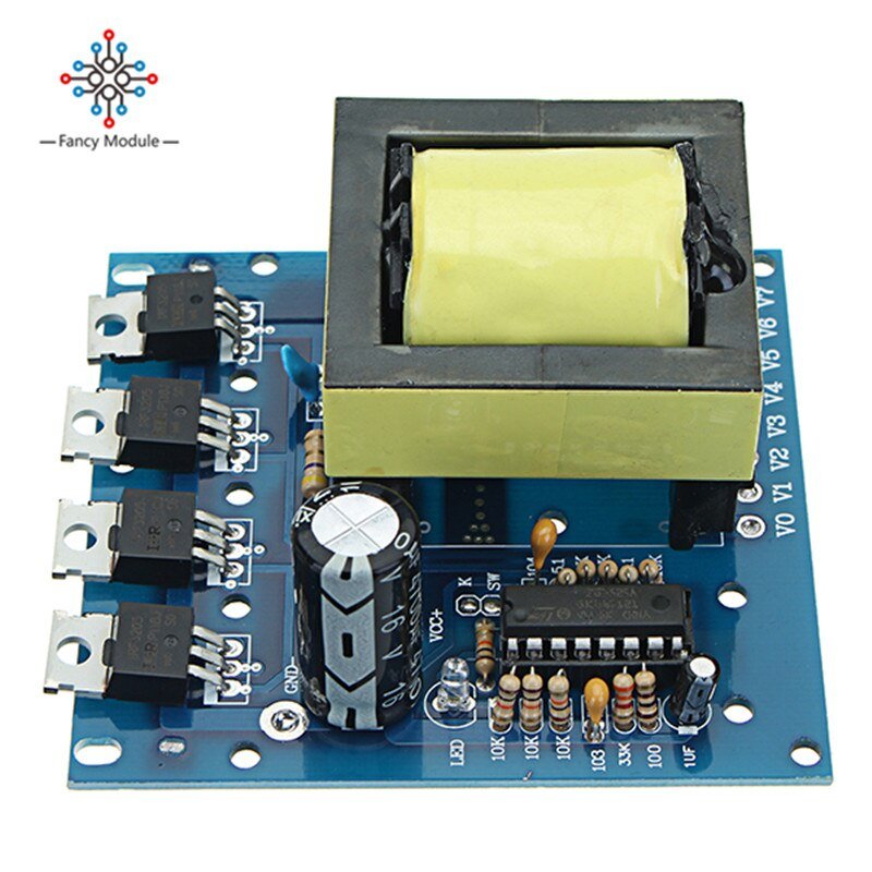 500W-1000W-Inverter-Boost-Step-up-Board-DC-12V-to-AC-220V-380V-420V-Transformer-Power