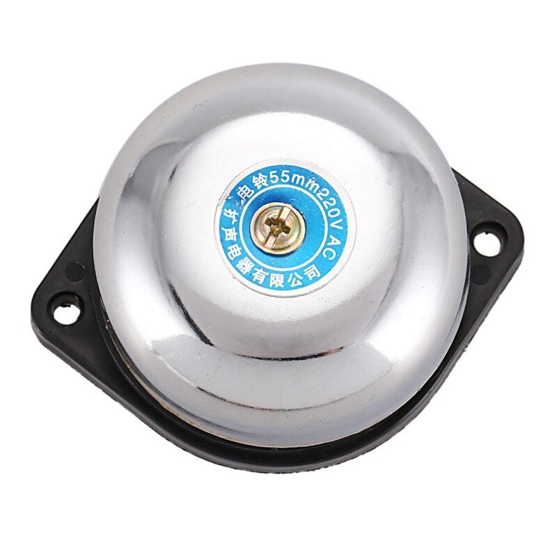 55Mm-Diameter-Fire-Alarm-Electric-Gong-Bell-AC-220V