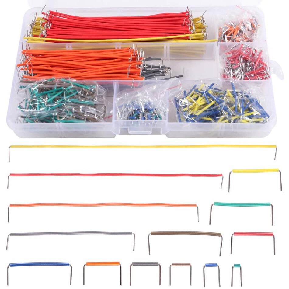 840-Pieces-Preformed-Breadboard-Jumper-Wire-Kit-14-Lengths-Assorted-Jumper-Wire-for-Breadboard-Prototyping-Circuits