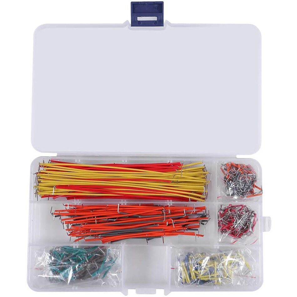 840-Pieces-Preformed-Breadboard-Jumper-Wire-Kit-14-Lengths-Assorted-Jumper-Wire-for-Breadboard-Prototyping-Circuits