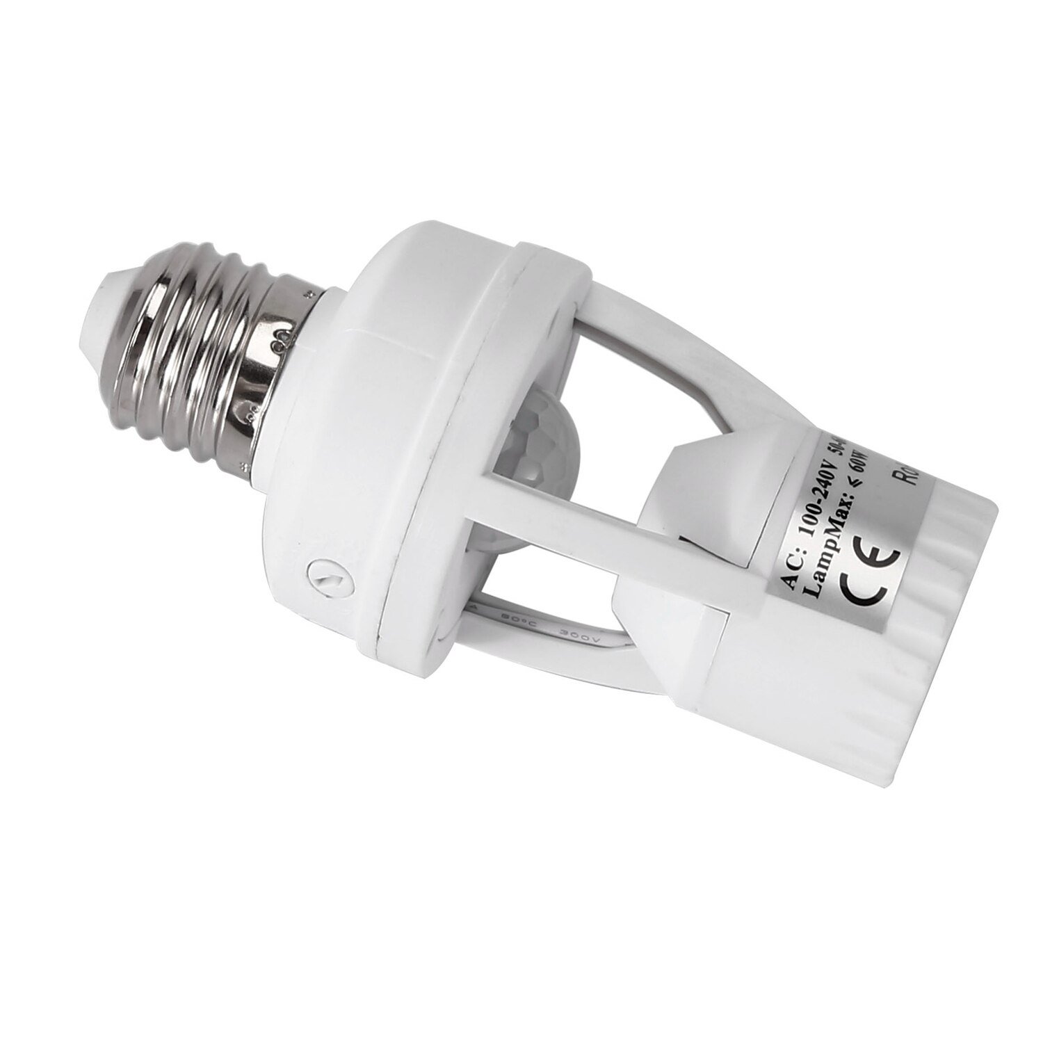 AC-110-220V-Pir-Induction-Motion-Sensor-IR-Infrared-Human-E27-Plug-Socket-Switch-Base-Led