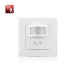 ZRE-MSNCR AC 110V 220V PIR Infrared Motion Sensor Wall Mounted Sensor Motion Light Switch ON/OFF Automatic Recessed For LED Lamp Bulbs