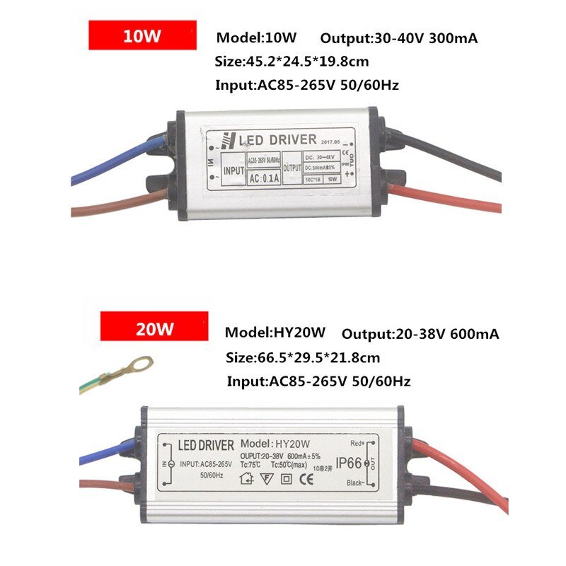 AC-110V-220V-to-DC-20-38V-Power-Supply-10W-20W-30W-50W-100W-Outdoor-Waterproof