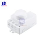 ZRE-MSNCR AC 220V 5.8GHz Microwave Radar Sensor Switch Human Body Motion Induction Sensor for LED Light Sensors Switches