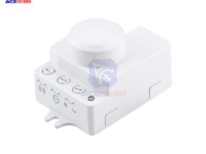 ZRE-MSNCR AC 220V 5.8GHz Microwave Radar Sensor Switch Human Body Motion Induction Sensor for LED Light Sensors Switches