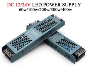 ZRE-TRNSF DC 12V 24V Switching Power Supply AC190-240V Mute Lighting Transformers 60W 100W 200W 300W 400W LED Light Driver Power Adapter