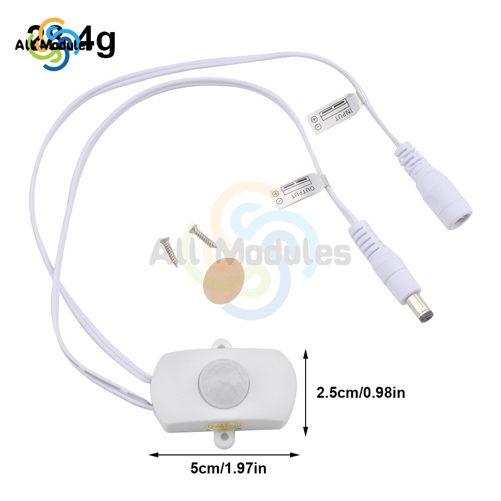 DC-5V-12V-24V-USB-Body-Infrared-PIR-Motion-Sensor-Switch-Human-Motion-Sensor-Detector-Switch