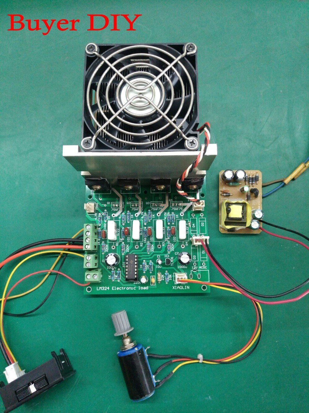 DIY-Kits-150W-10A-battery-capacity-tester-adjustable-constant-current-electronic-load-discharge-Test