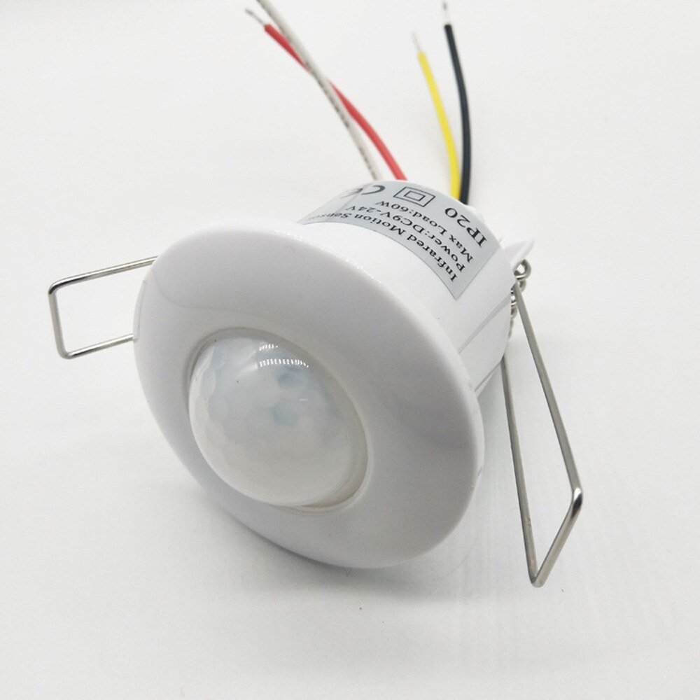 Downlight-Series-Mini-12VDC-Wired-Ceiling-PIR-Motion-Sensor-Built-in-Infrared-Detector-For-220V-Lamp