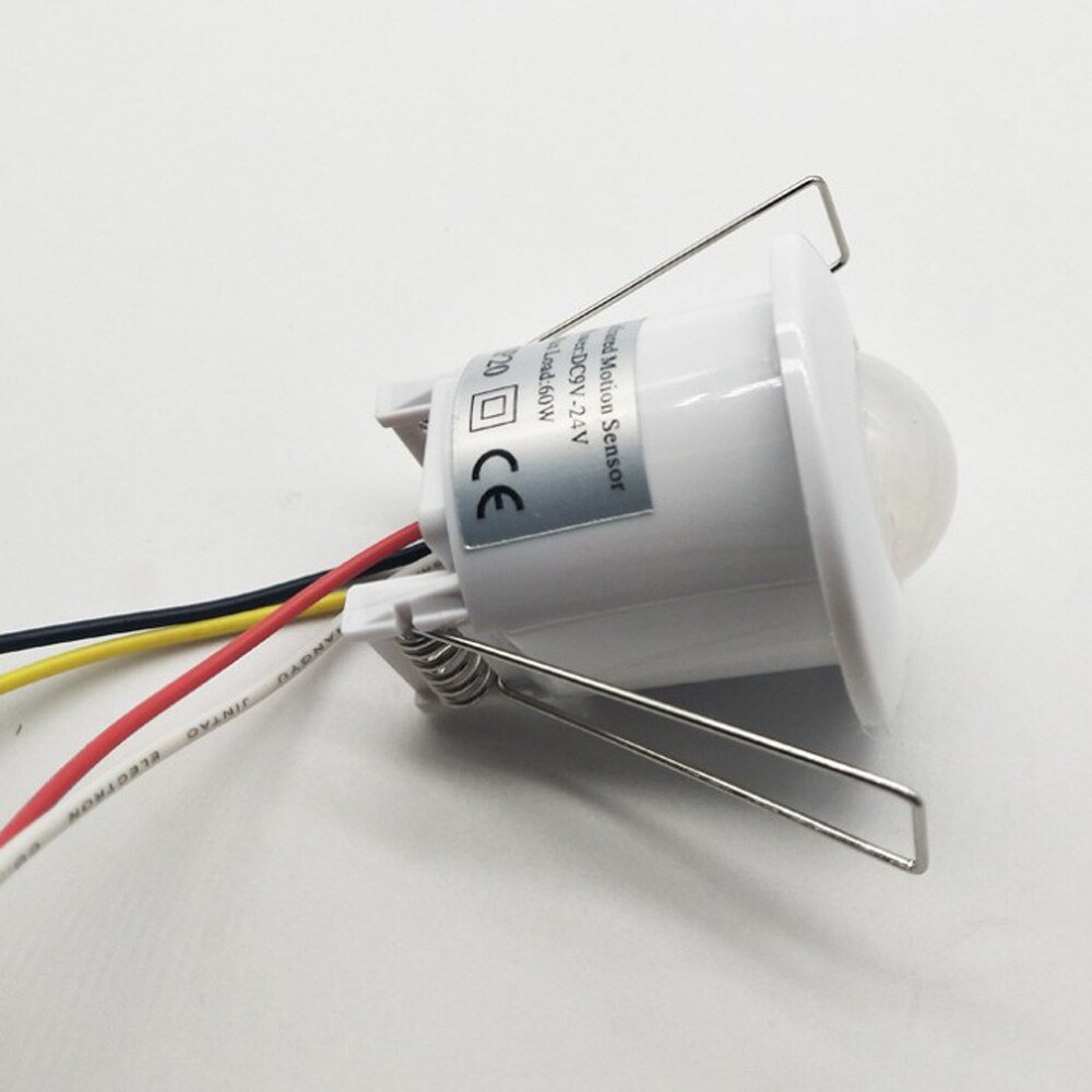Downlight-Series-Mini-12VDC-Wired-Ceiling-PIR-Motion-Sensor-Built-in-Infrared-Detector-For-220V-Lamp