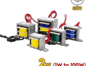 ZRE-TRNSF EI 2W Power Transformer 2VA Audio Voltage Customized 220V/380V/110V to 9V/12V/15V/18V/24V/110V Dual Output Isolation Copper DIY