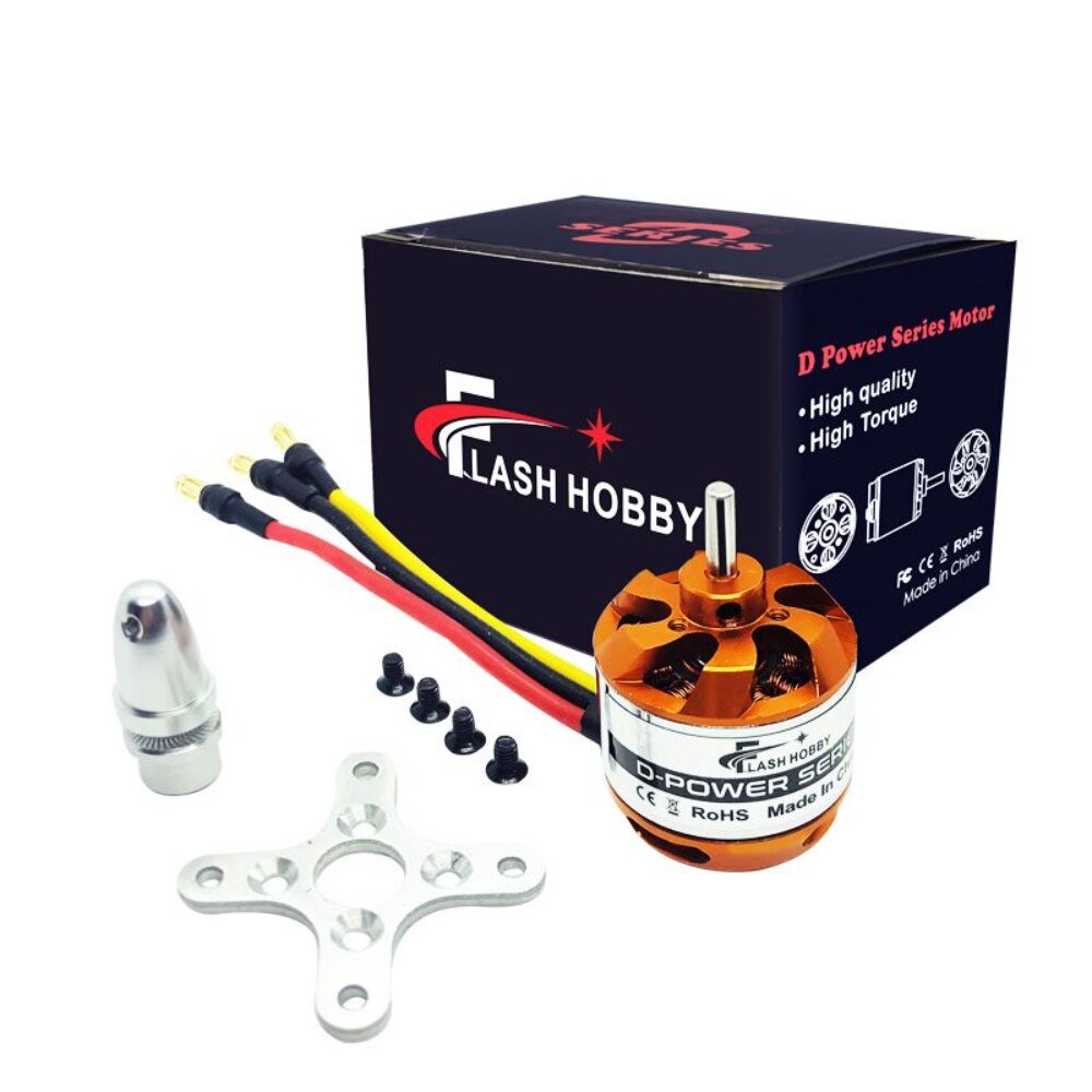 FLASH-HOBBY-D2826-2200KV-1400KV-1000KV-930KV-2-3S-Brushless-Motor-for-RC-Model-Airplane-Fixed