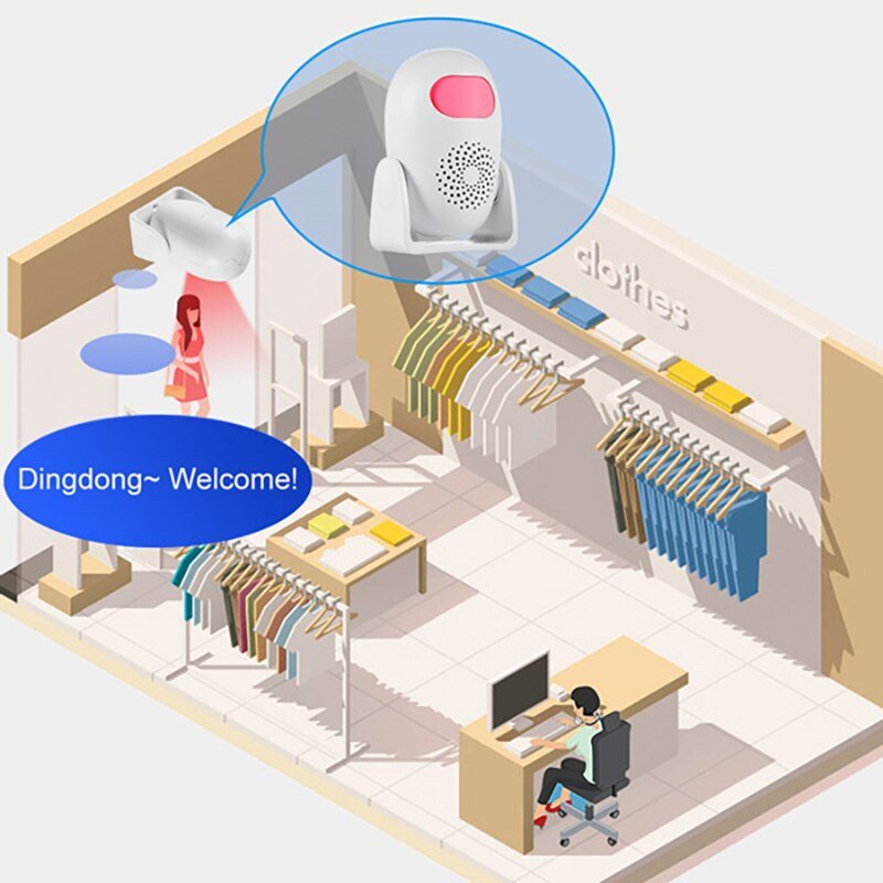 KERUI-PIR-Motion-Detector-Security-Alarm-Detector-Anti-theft-Motion-Sensor-Smart-Welcome-Doorbell-Human-Body