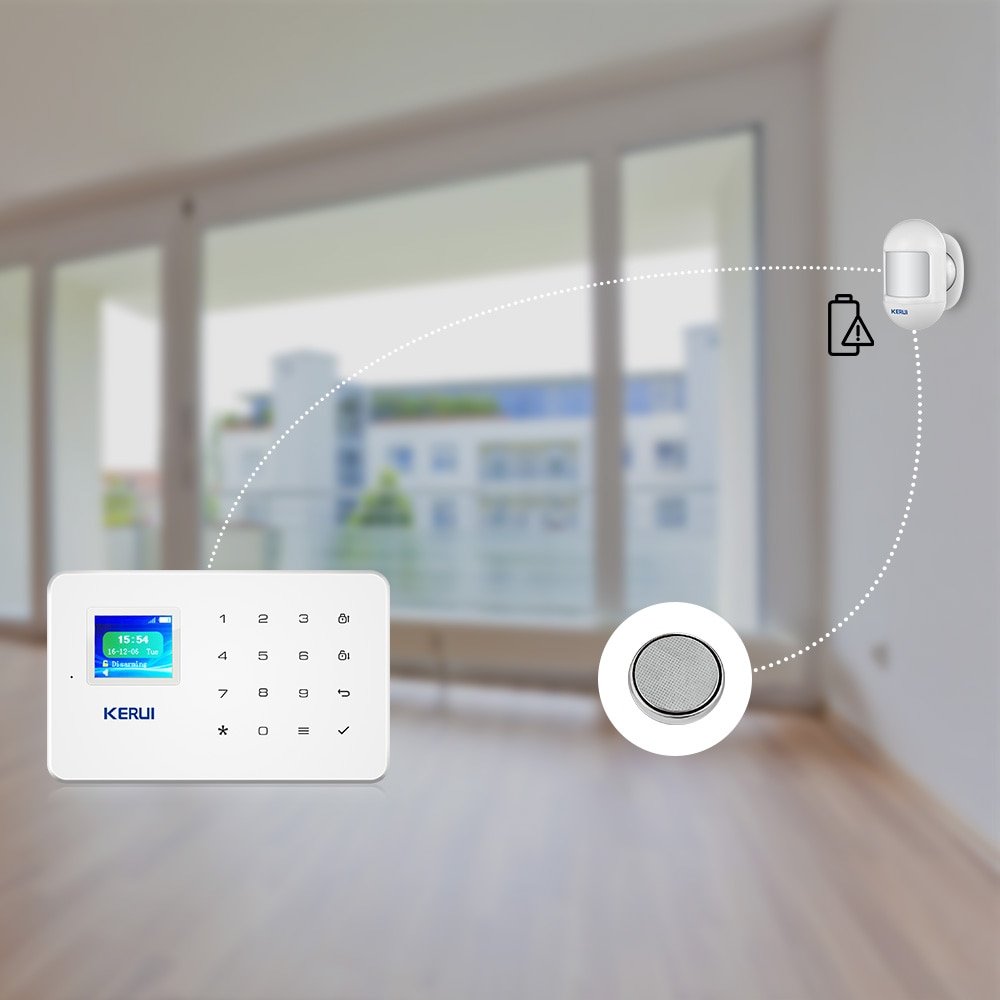 KERUI-Wireless-Mini-PIR-Motion-Sensor-Alarm-Detector-With-magnetic-swivel-base-For-G18-W18-Home