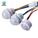 ZRE-MSNCR LED PIR No Adjustable Delay Human Body Infrared Detector IR Infrared Motion Sensor Light Switch For Home AC110-240V DC 12V-24V