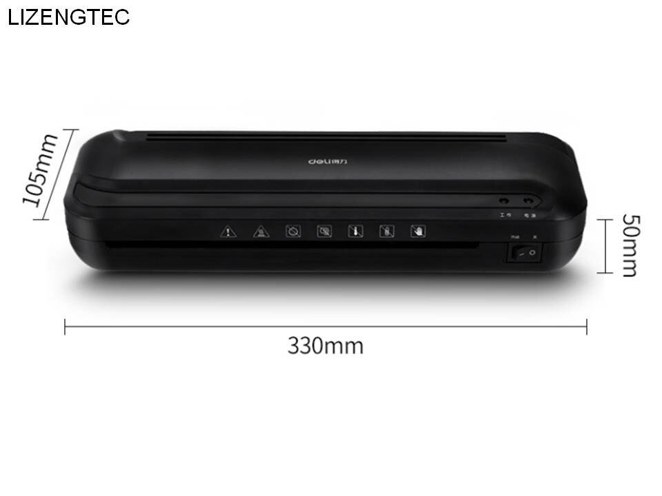 LIZENGTEC-Roll-Laminator-Machine-New-Professional-Office-Hot-Fast-Warm-Up-Low-Noise-for-A4-Paper