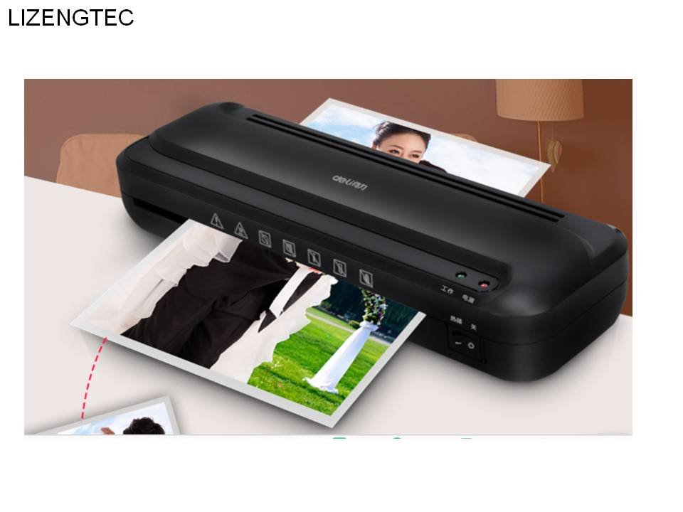 LIZENGTEC-Roll-Laminator-Machine-New-Professional-Office-Hot-Fast-Warm-Up-Low-Noise-for-A4-Paper