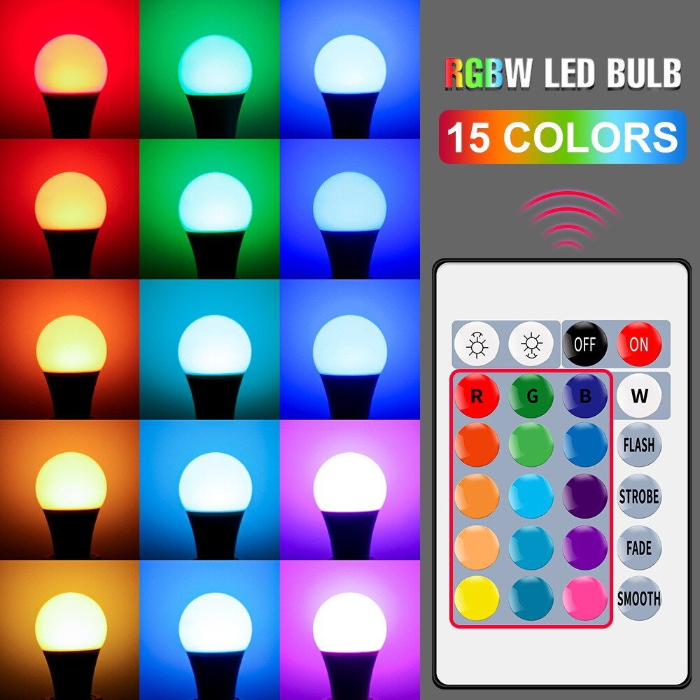 Led-RGB-Light-E27-Smart-Control-Lamp-Dimmable-5W-10W-15W-RGBW-Led-Lamp-Colorful-Changing