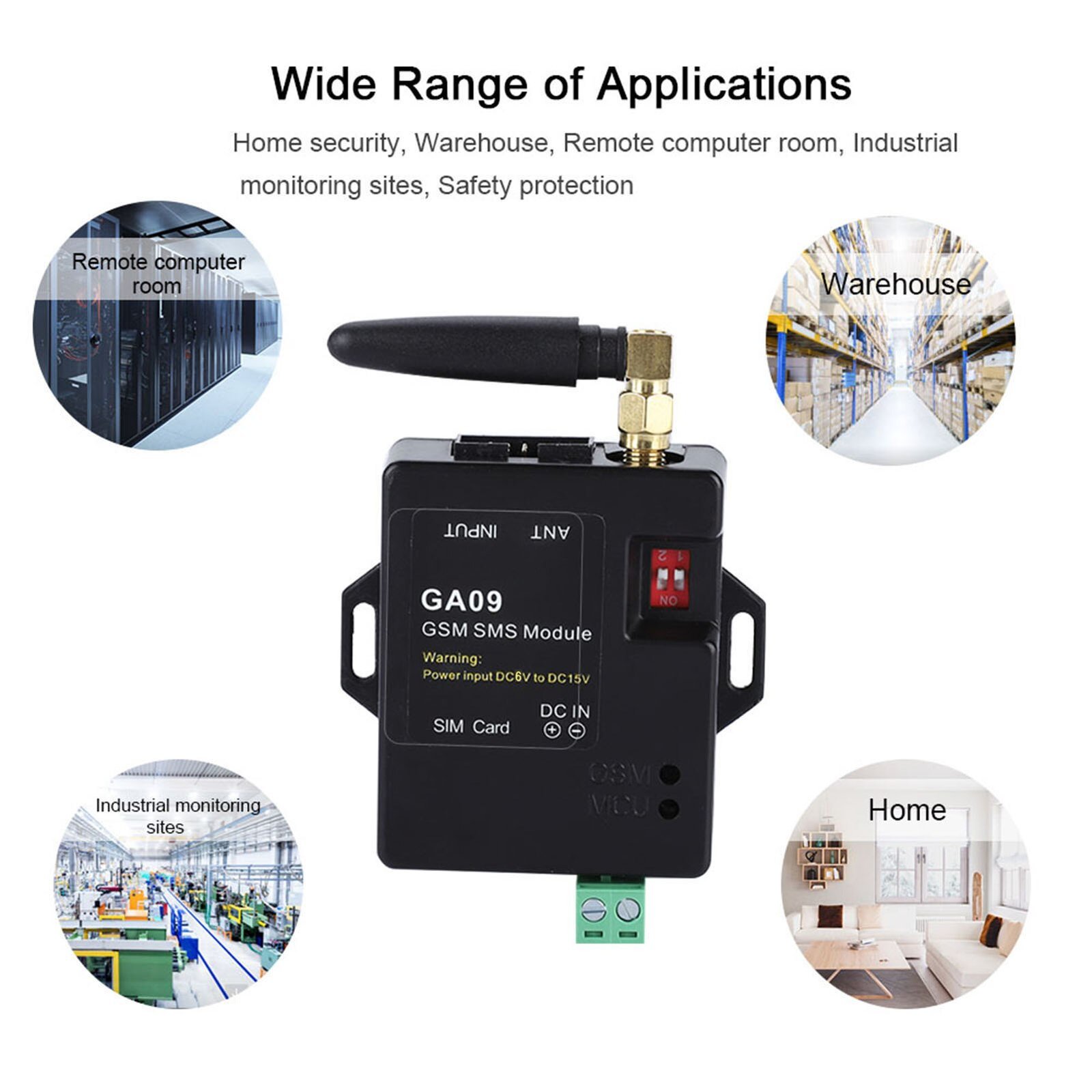 Mini-8-CH-Home-Security-Wireless-GSM-Alarm-System-with-Intelligent-Design-and-Wireless-SMS-Alarm