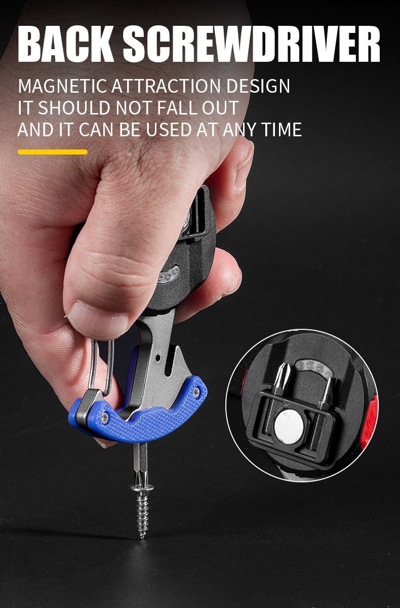 Multifunctional-Rechargeable-LED-Flashlight-Mini-Torch-with-Strong-Magnet-and-Power-Display-Waterproof-Aluminum-Alloy-Material