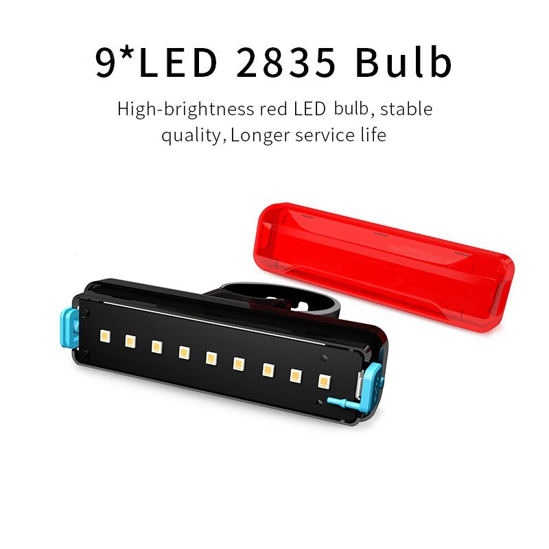 NATFIRE-Bicycle-Rear-Light-5-Light-Modes-USB-Rechargeable-LED-Taillight-for-Cycling-Helmet-Safety-Warning