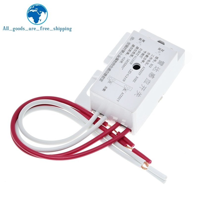 New-220V-AC-50Hz-Auto-Infrared-Sensor-Switch-PIR-Microwave-Radar-Body-Motion-Sensor-Module-Adjustable