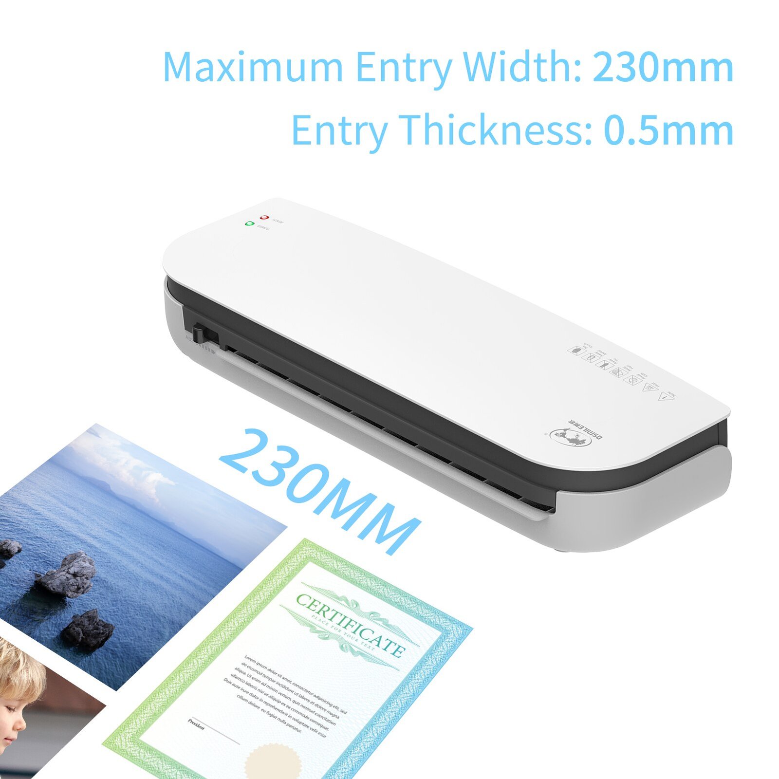 OSMILE-SL289-Desktop-Laminator-Machine-Set-A4-Size-Hot-and-Cold-Lamination-2-Roller-System-for-11