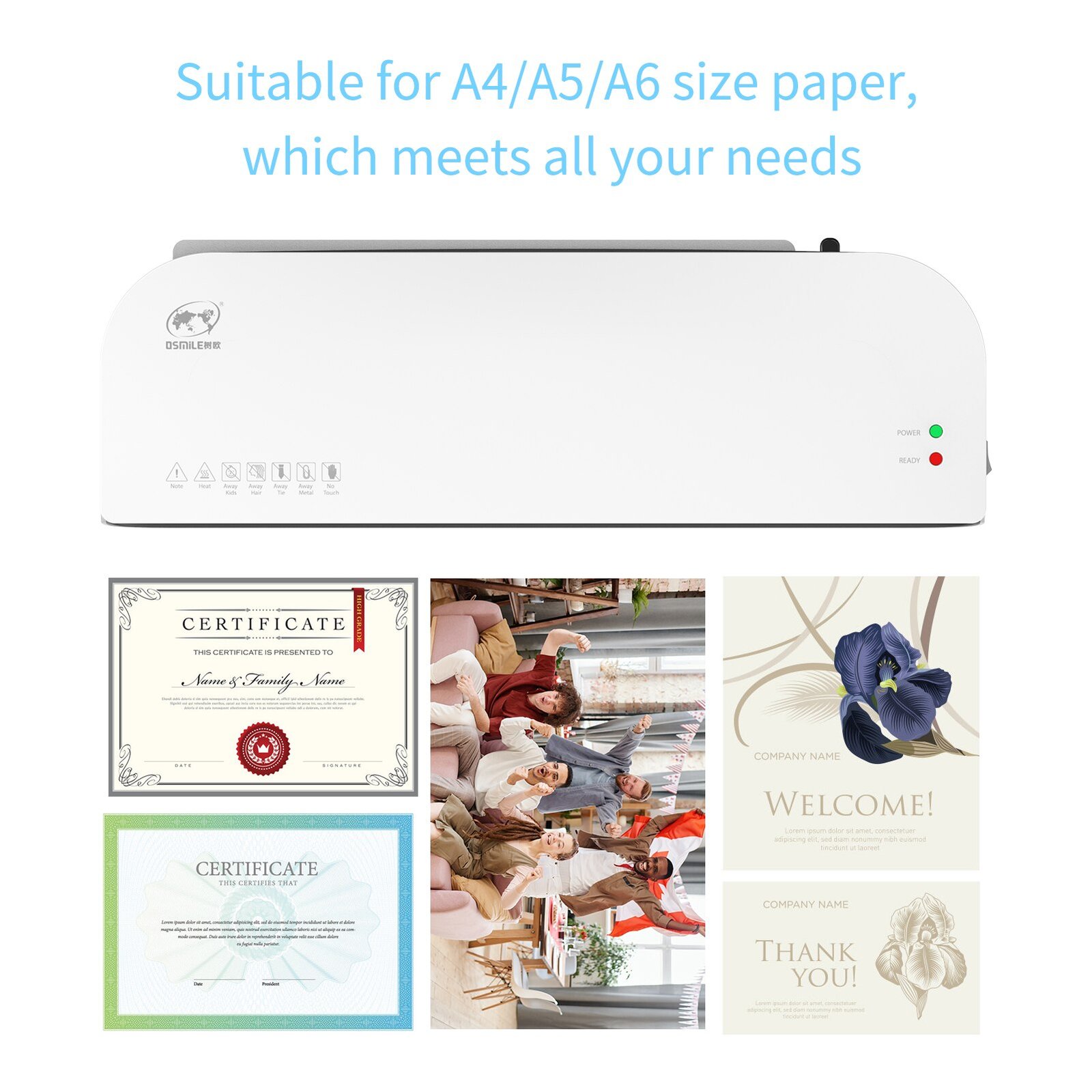 OSMILE-SL289-Desktop-Laminator-Machine-Set-A4-Size-Hot-and-Cold-Lamination-2-Roller-System-for-11