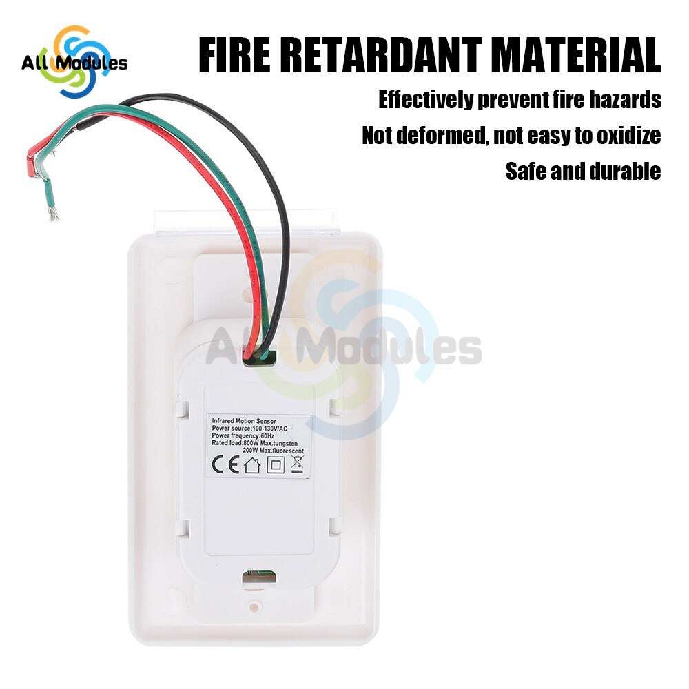 PIR-Motion-Sensor-Switch-Infrared-smart-Human-body-Sensor-Wall-Switch-work-with-In-dark-Adjustable