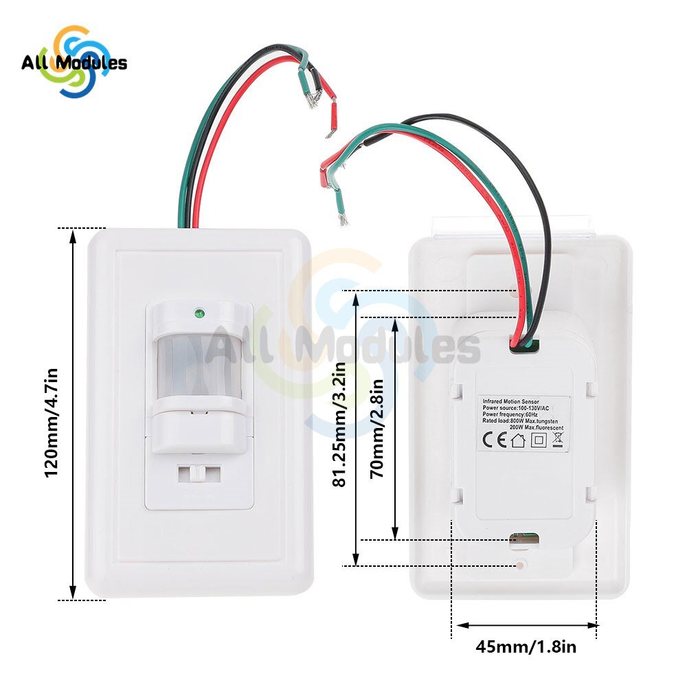 PIR-Motion-Sensor-Switch-Infrared-smart-Human-body-Sensor-Wall-Switch-work-with-In-dark-Adjustable