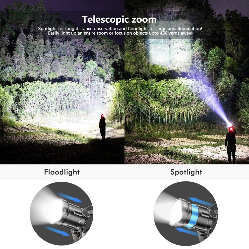 Powerful-XHP90-LED-Headlamp-3-Modes-Waterproof-Zoom-Headlight-USB-Rechargeable-18650-Lantern-Suitable-for-Hunting