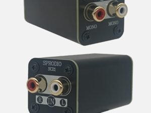 ZRE-AMPL Single Stereo to Mono Converter, rca audio stereo to mono adapter summing box