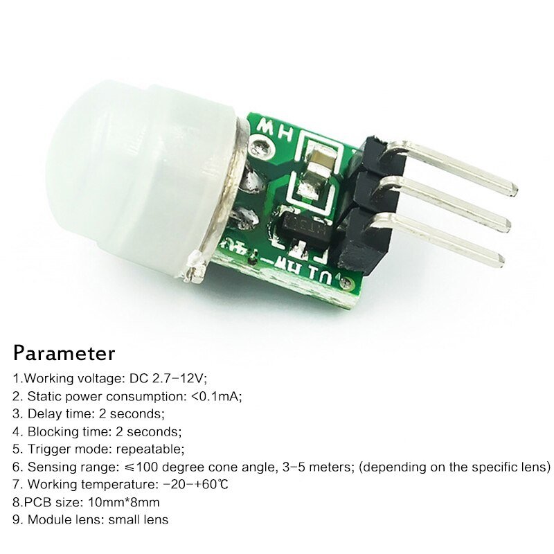Smart-Human-Body-Sensors-AM312-Adjust-IR-Pyroelectric-Infrared-PIR-Motion-Sensor-Detector-Module-Bracket-For