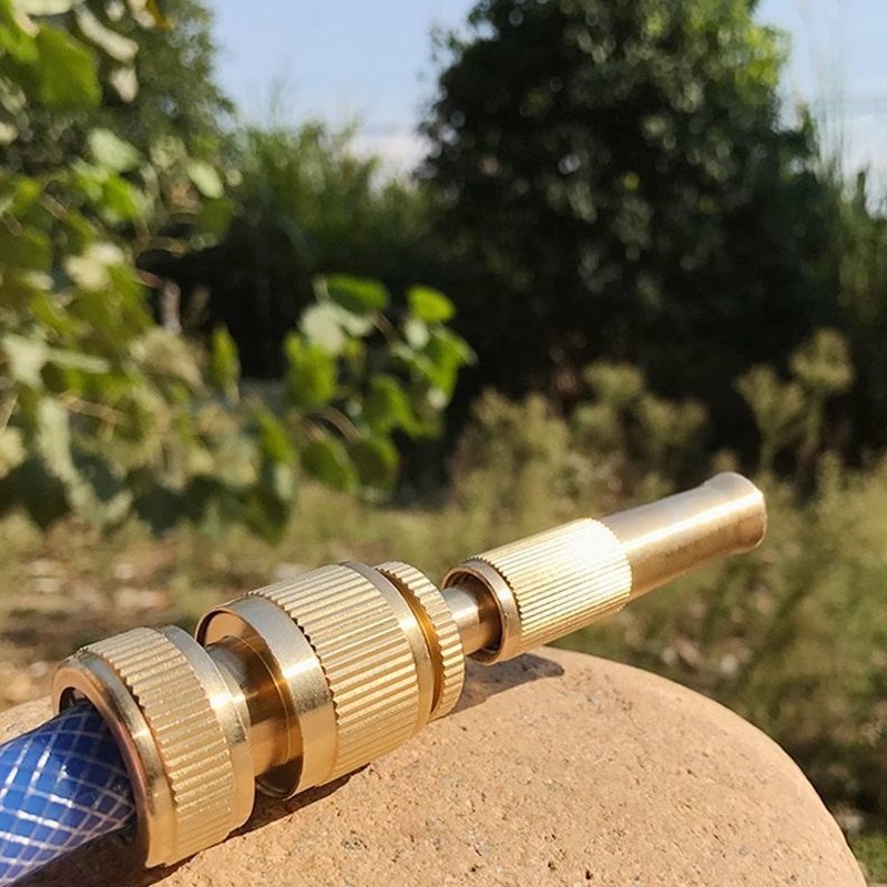Spray-Nozzle-Water-Gun-Brass-High-Pressure-Direct-Spray-Sprinkler-Quick-Connector-1-2-Garden-Hose
