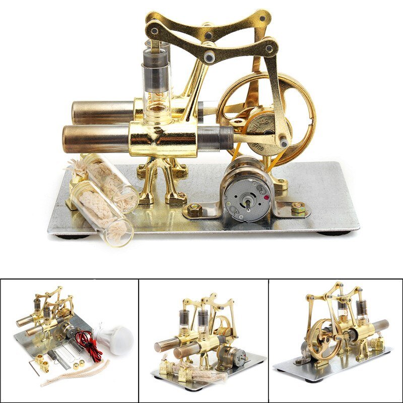 Stirling-Engine-Balance-Miniature-Model-Steam-Power-Technology-Science-Power-Generation-Experiment-Toy
