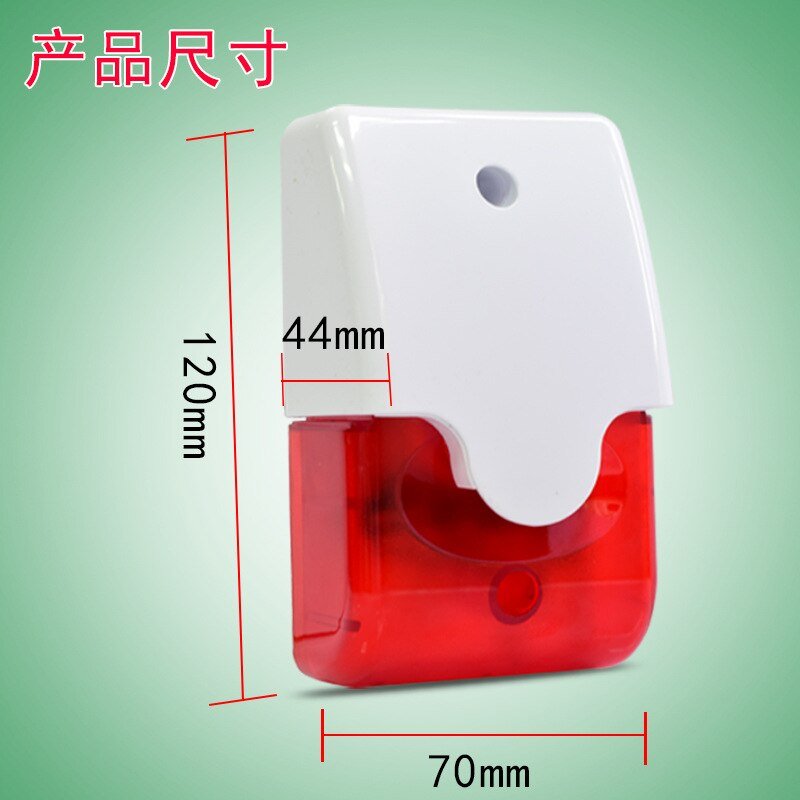 Strobe-Siren-Alarm-103-Horn12V-24V-Wiring-Flashing-Alarm-Outdoor-Alarm-Lights-Police-Strobe-Light-Siren