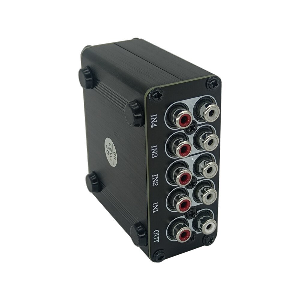 TENEALAY-4-Channel-RCA-Audio-mixer-Stereo-line-levels-control-Box-mini-passive-mixer-R41