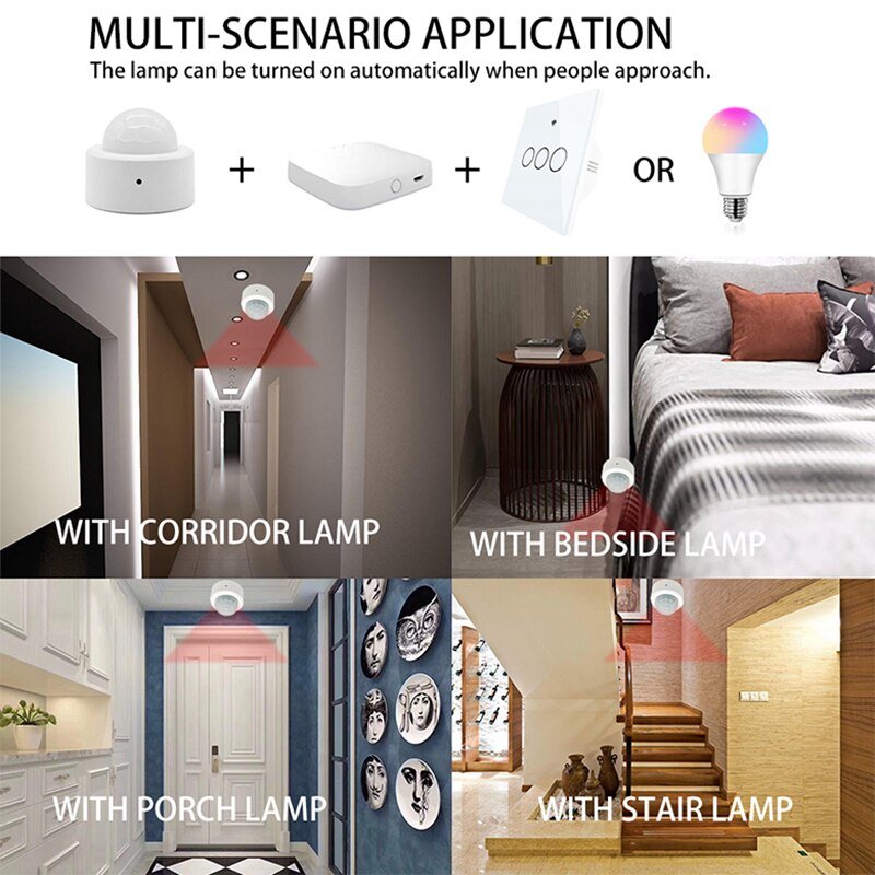 Tuya-Smart-Home-Zigbee-Gateway-PIR-Motion-Sensor-Mini-Human-Body-Presence-Sensor-Smart-Life-Security