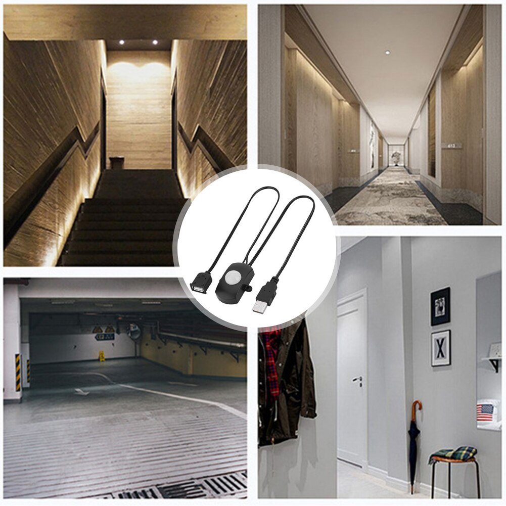 USB-PIR-Infrared-Motion-Detector-Sensor-Switch-Adjustable-For-LED-Light-Strip-Intelligent-Body-Motion-Sensor