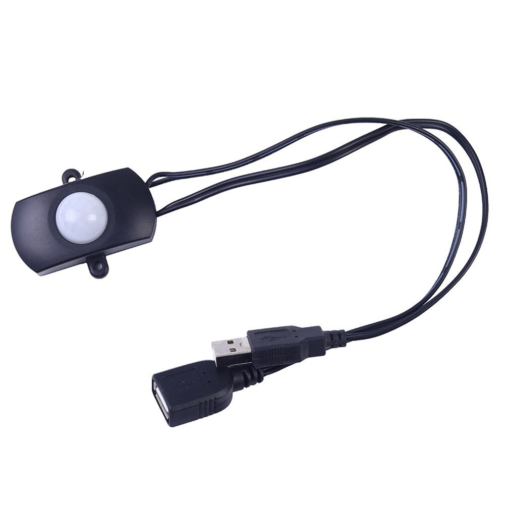 USB-PIR-Infrared-Motion-Detector-Sensor-Switch-Adjustable-For-LED-Light-Strip-Intelligent-Body-Motion-Sensor