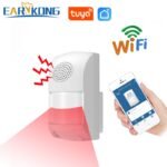 ZRE-MSNCR WiFi Home Burglar Alarm System Motion Detector PIR Sensor Alarm Pet Immune Tuya Smart Life APP Remote Control Timing Arm Disarm